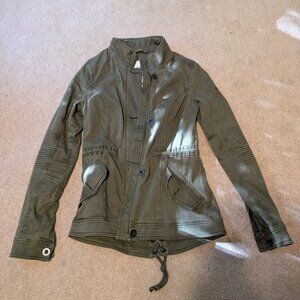 Hollister Olive Green Light Weather Jacket